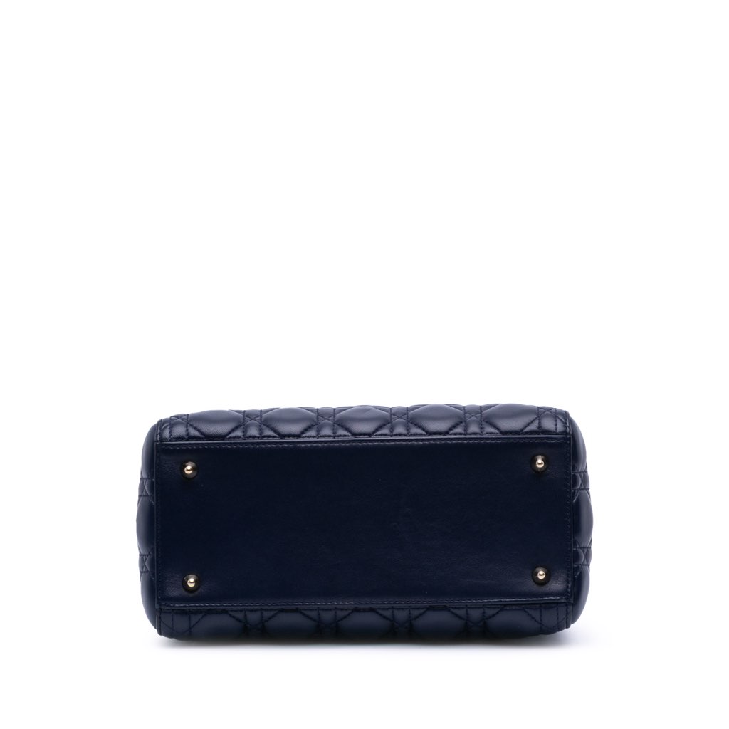 Dior Medium Lambskin Cannage Lady Dior - 3