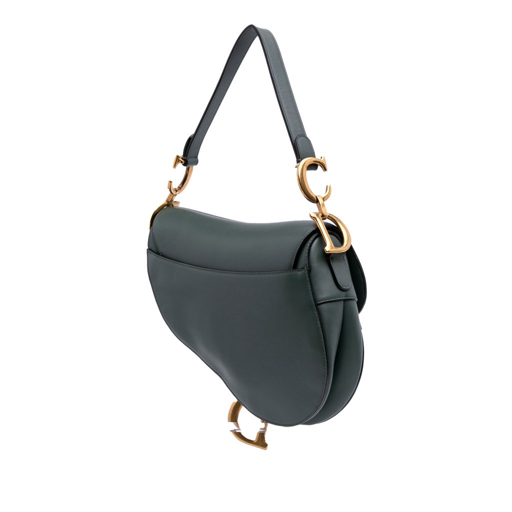 Dior Calfskin Saddle Bag - Back view
