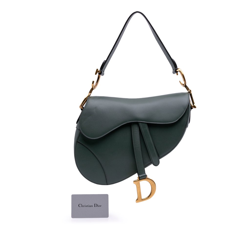 Dior Calfskin Saddle Bag - Image 11