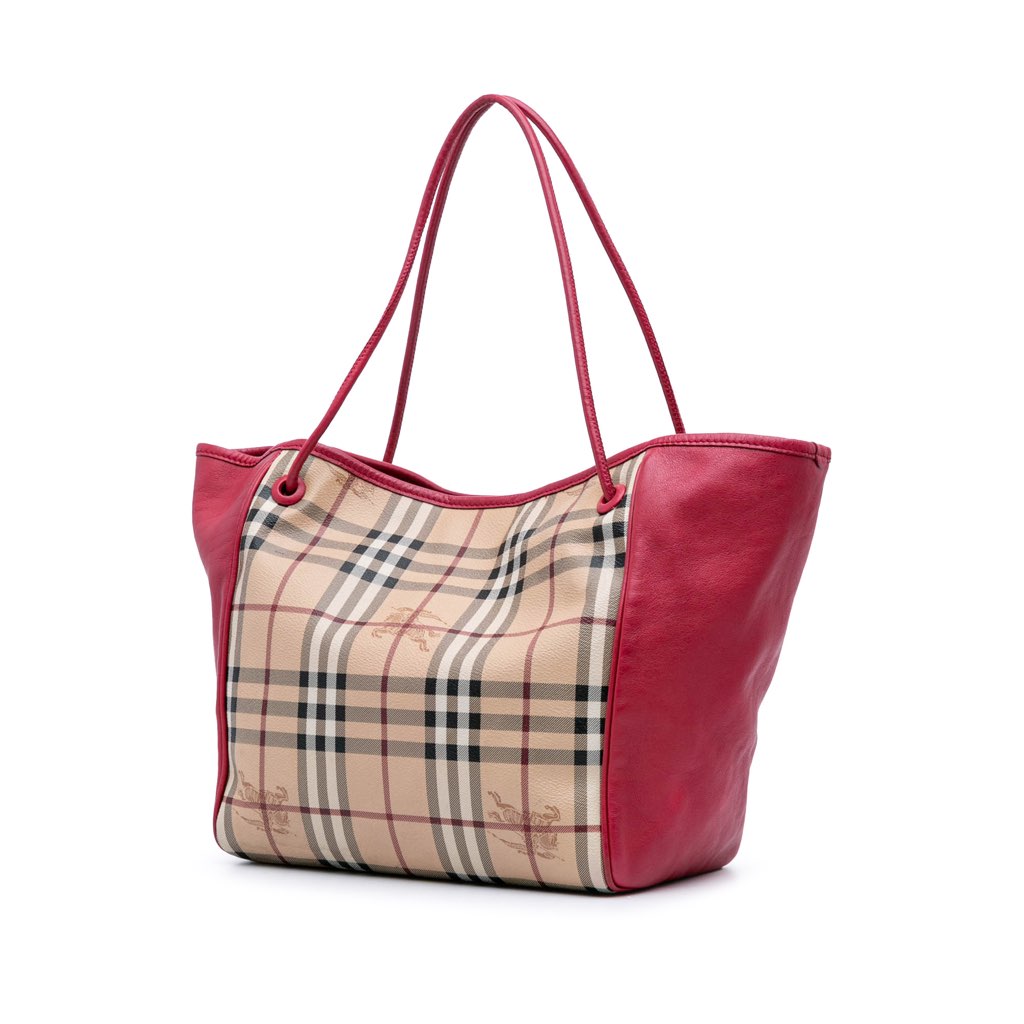 Burberry Small Haymarket Check Coated Canvas Canterbury Tote - 2