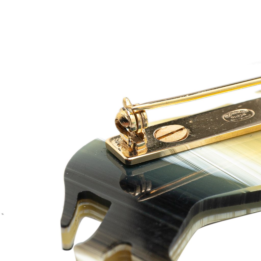 Chanel Resin CC Reindeer Brooch - 4