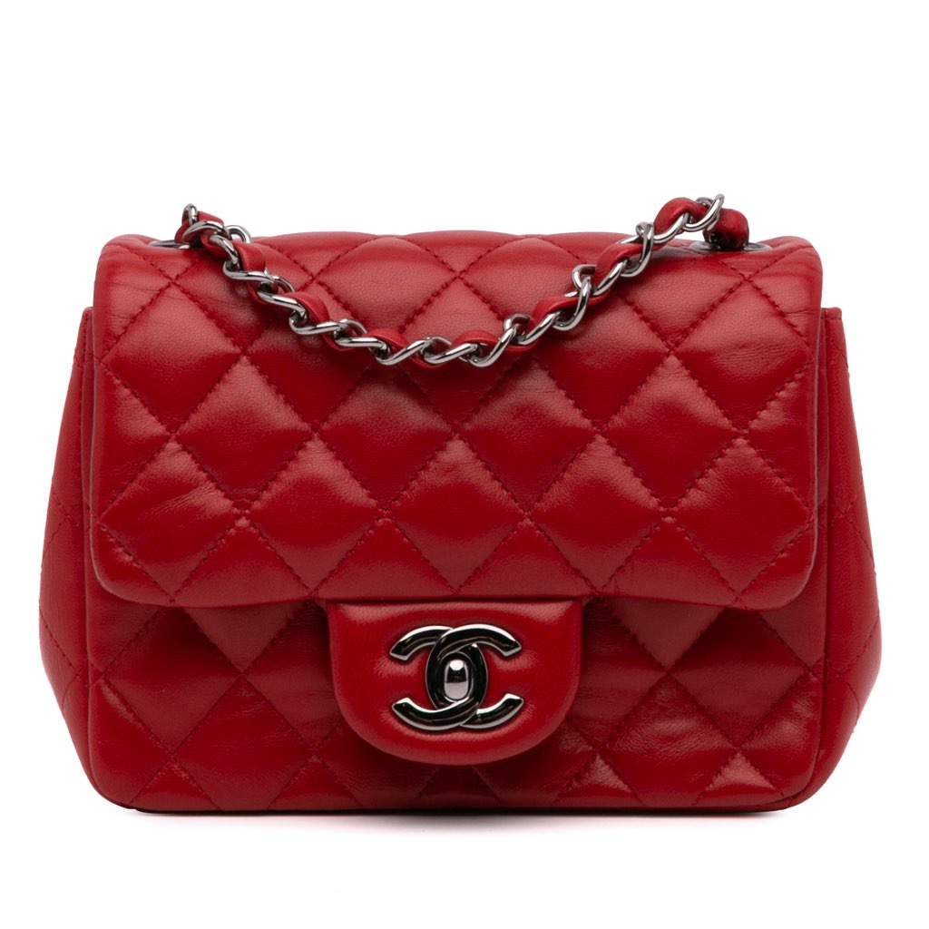 Chanel Mini Square Classic Lambskin Single Flap