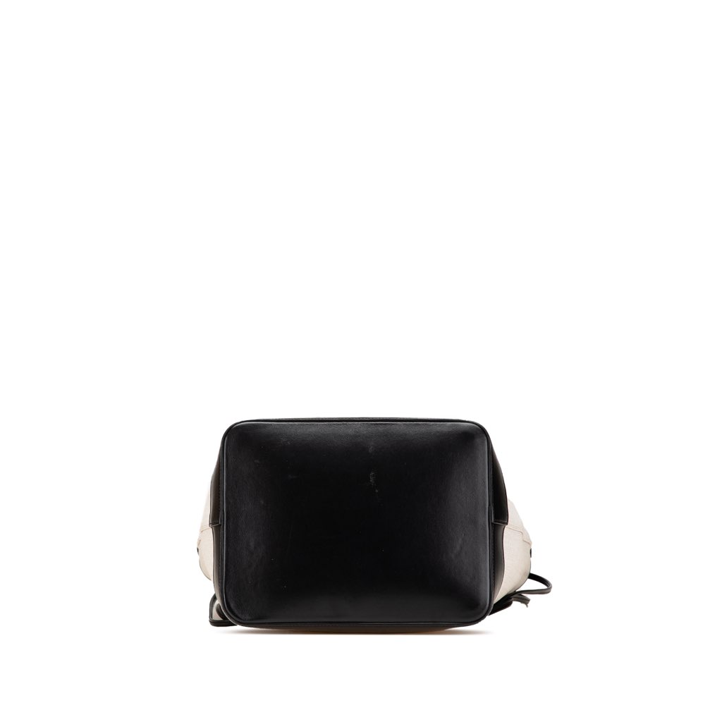 Saint Laurent Canvas Teddy Drawstring Shopping Tote - 3