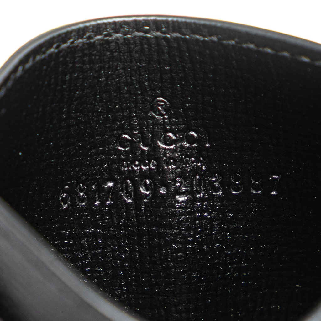 Gucci Balenciaga The Hacker Project Flora Calfskin and Canvas Neo Classic Card Case - Side view