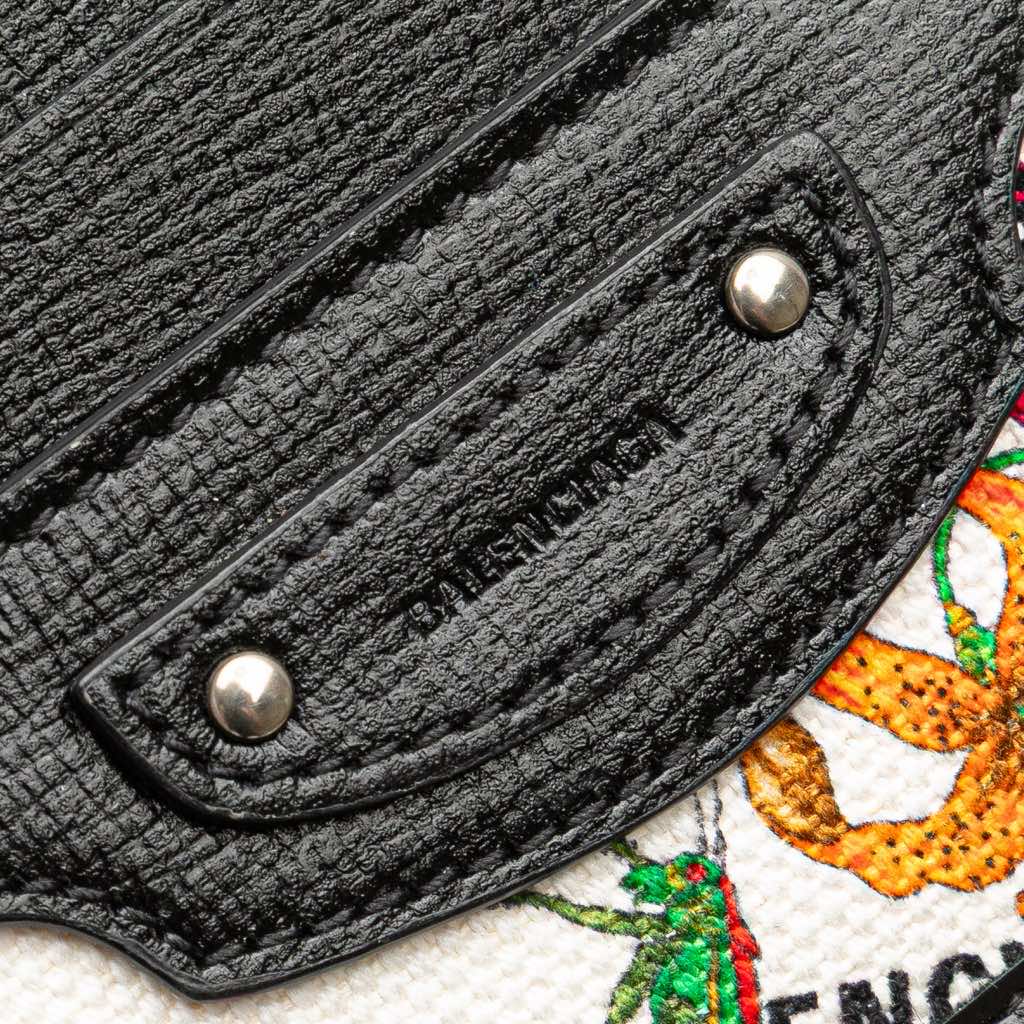 Gucci Balenciaga The Hacker Project Flora Calfskin and Canvas Neo Classic Card Case - Detail 1