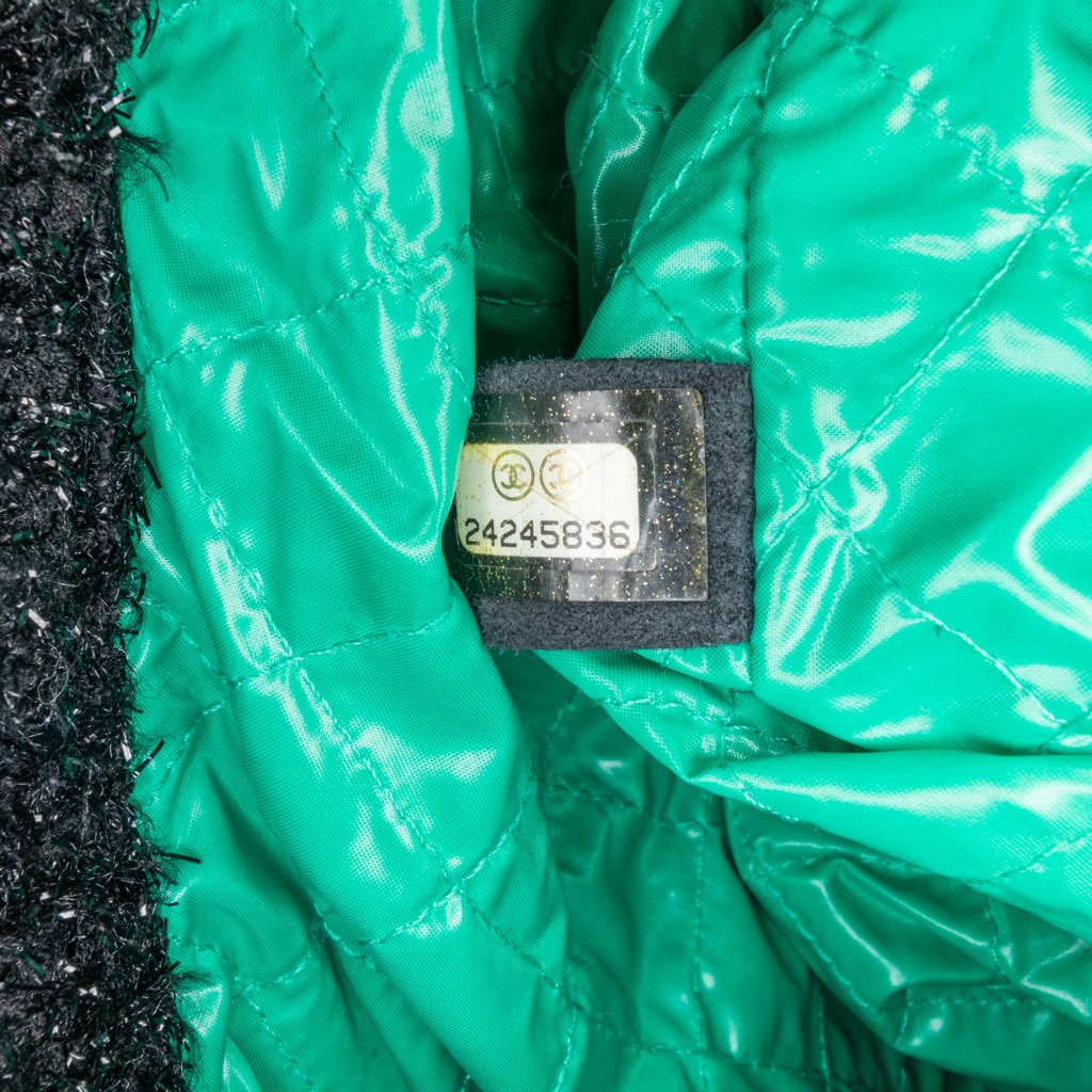 Chanel Large Resin Embellished Tweed Robot Shopping Tote - 5