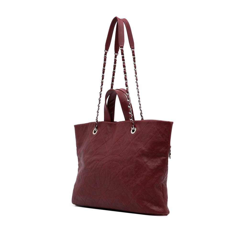 Chanel CC Quilted Caviar Tote - 2