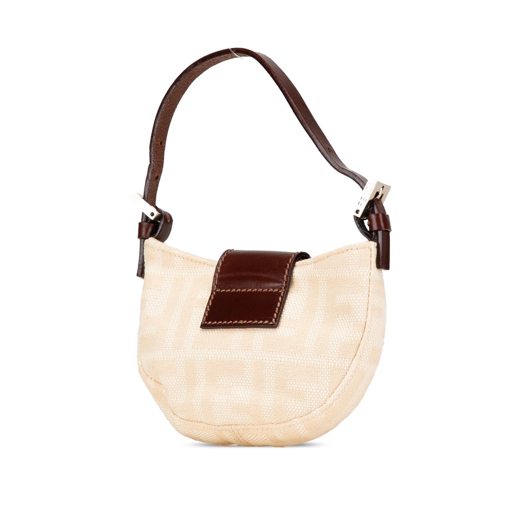 Fendi Mini Zucca Canvas Croissant Handbag - 2