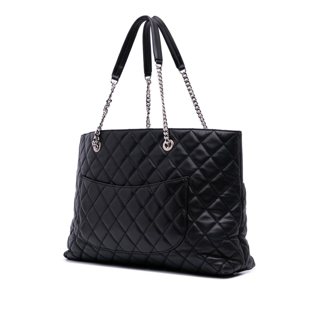 Chanel CC Quilted Lambskin Urban Delight Tote - Back view