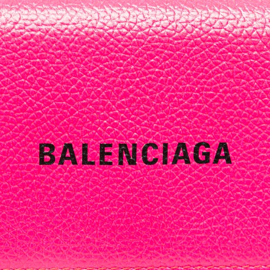 Balenciaga Mini Leather Cash Trifold Wallet - 5