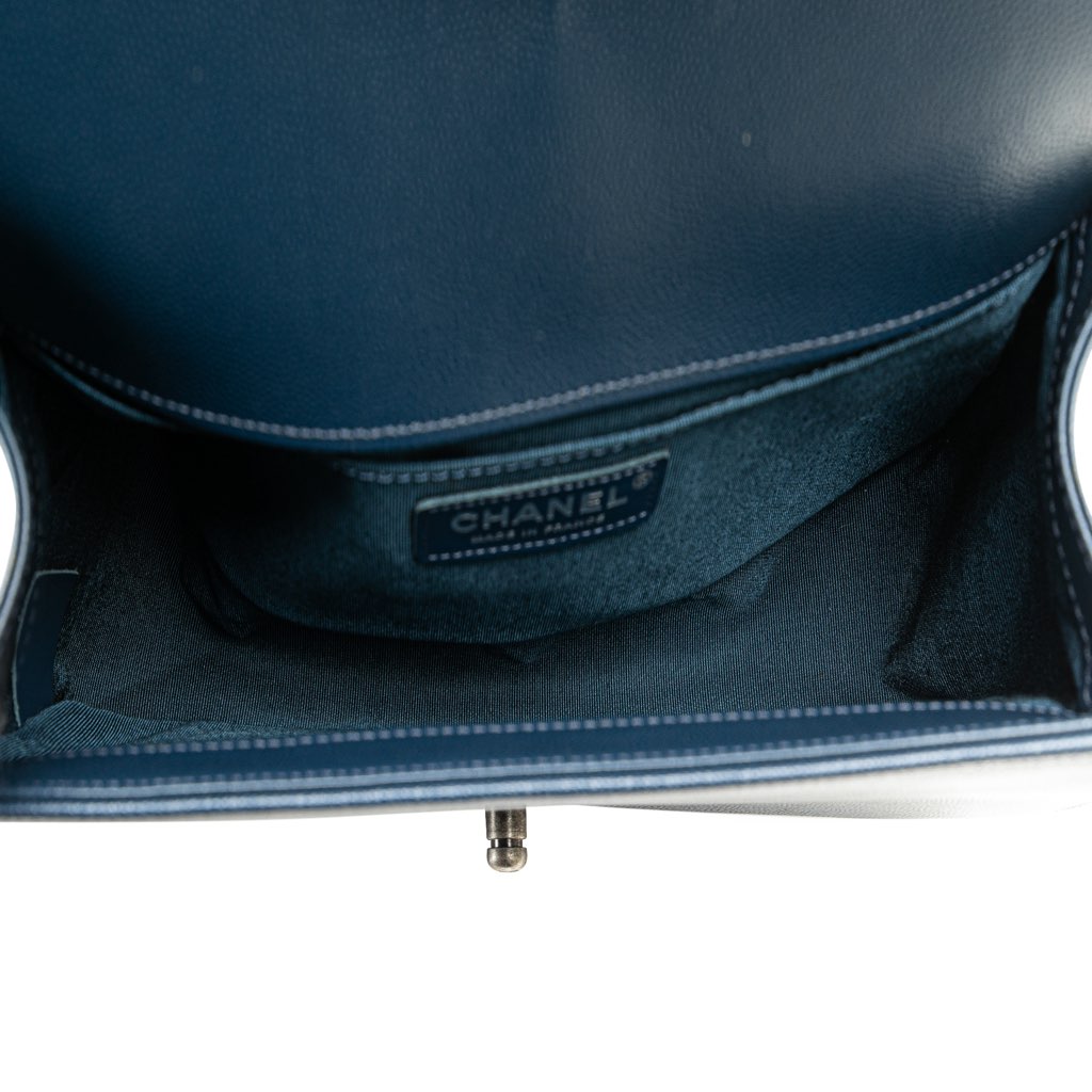 Chanel Old Medium Quilted Caviar Boy Flap - 4