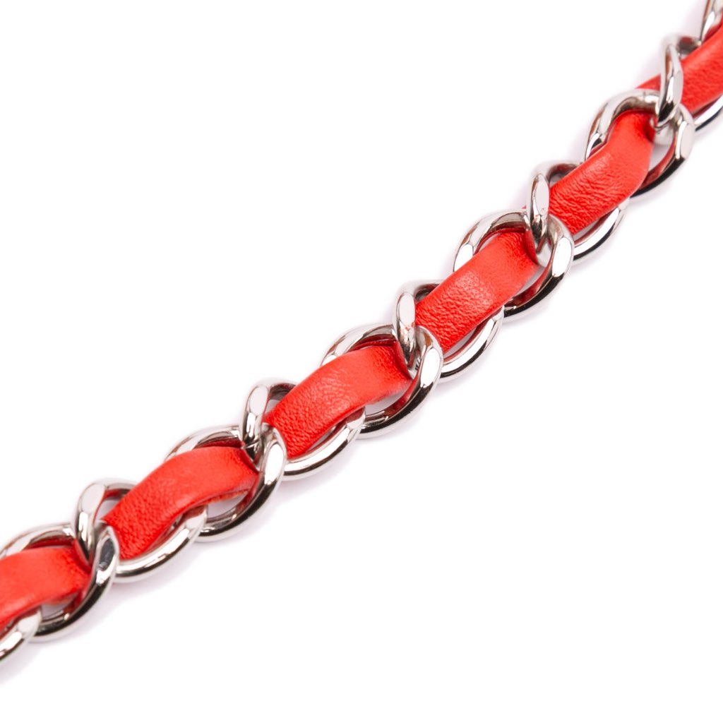 Chanel Mini Square Classic Patent Striped Single Flap - Image 12