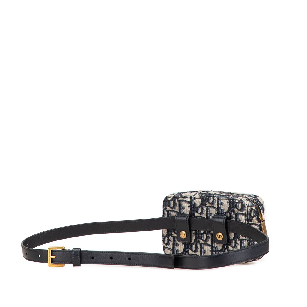 Dior Oblique Canvas Belt Pouch - 2