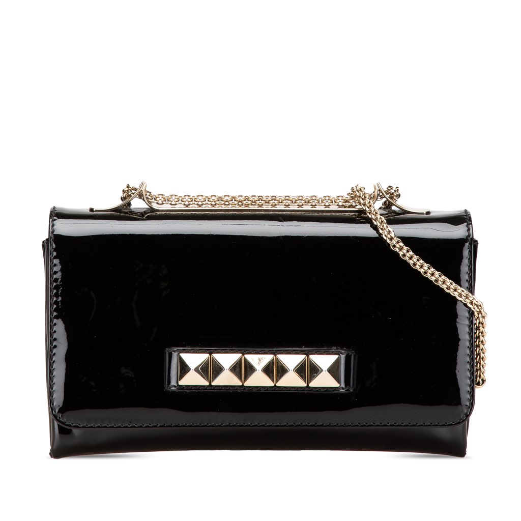 Valentino Patent Vava Voom Chain Clutch