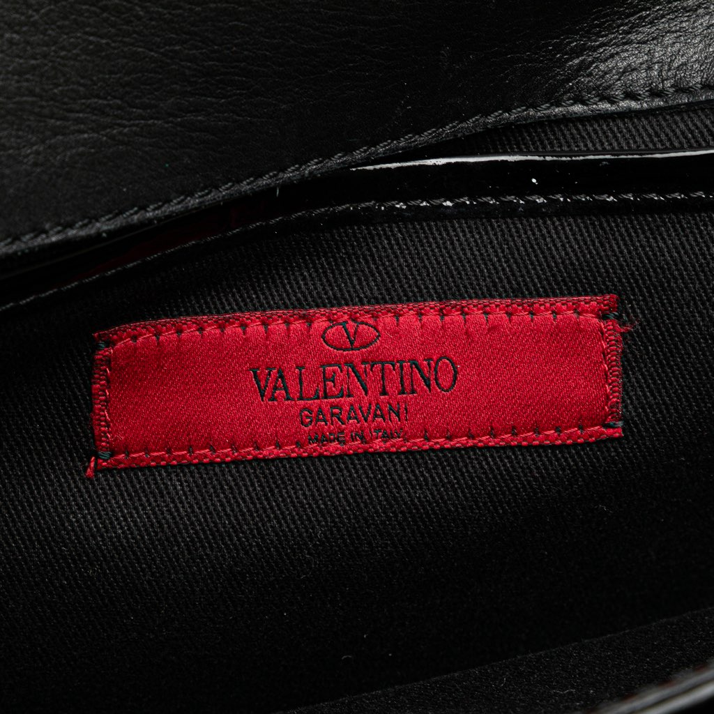 Valentino Patent Vava Voom Chain Clutch - 5