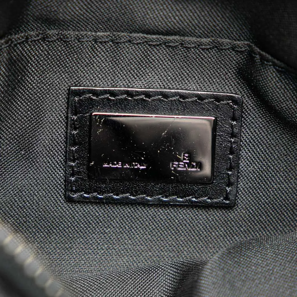 Fendi Zucchino Canvas Crossbody Black Canvas Very good - Box View