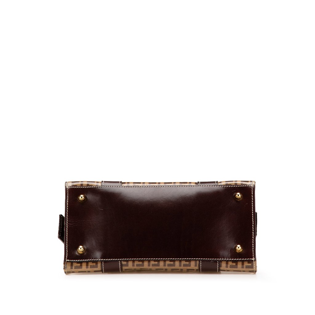 Fendi Zucchino Crystal Handbag - Image 6