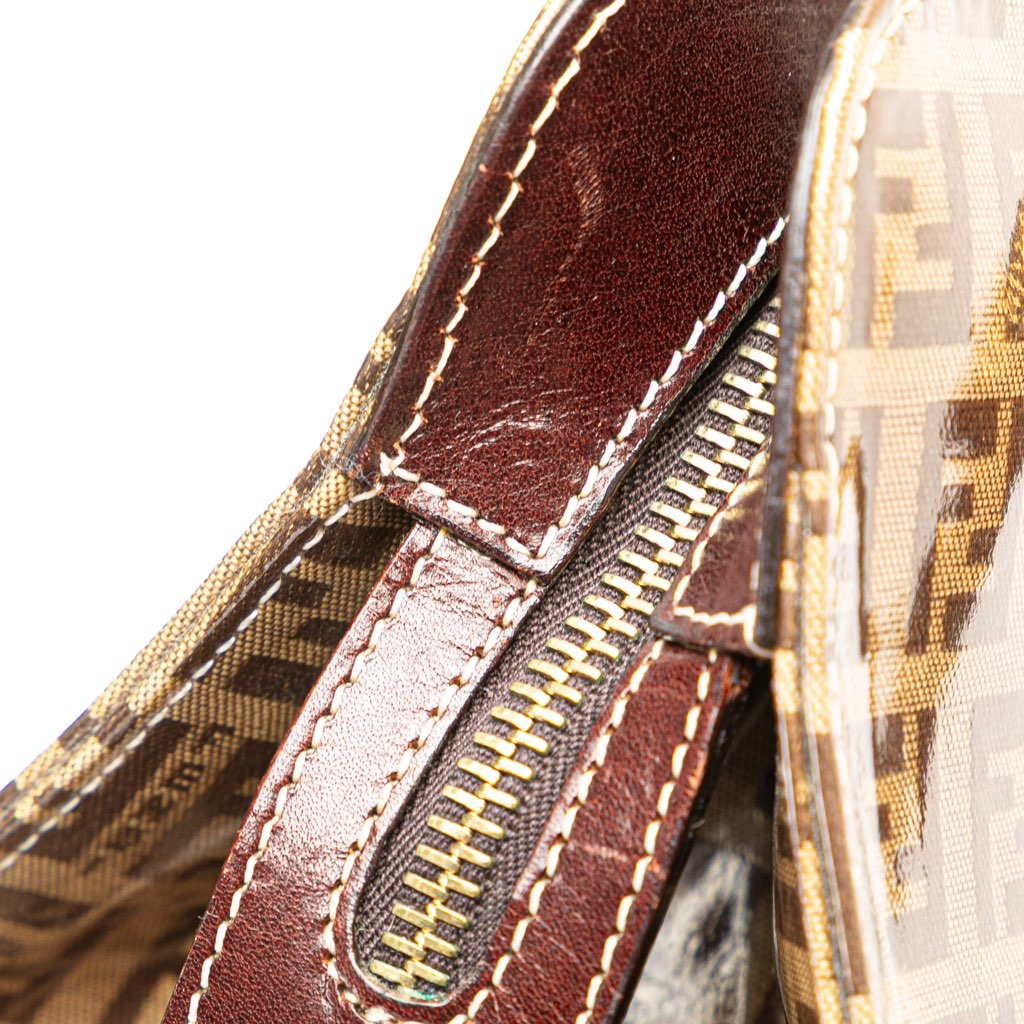 Fendi Zucchino Crystal Handbag - Image 10