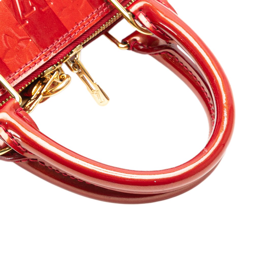 Louis Vuitton Monogram Vernis Rayures Alma BB - Image 12