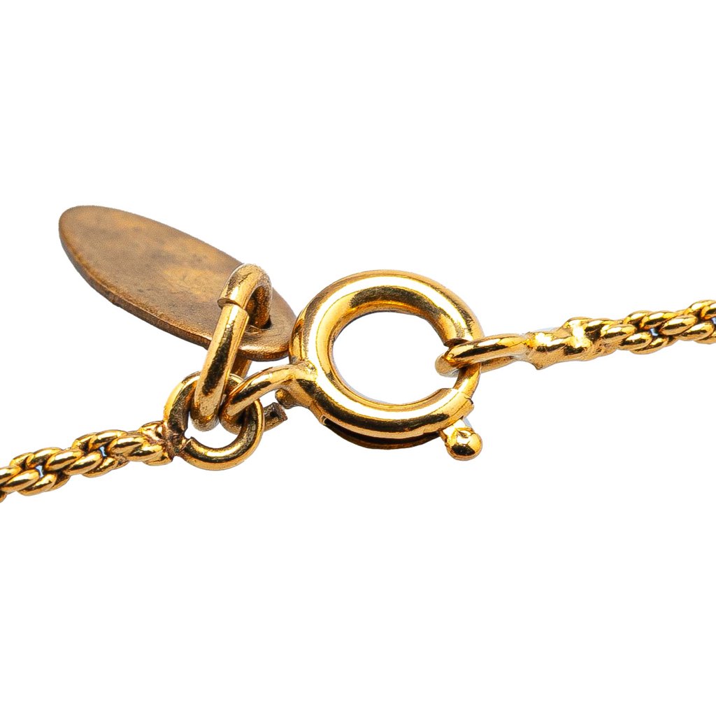 Chanel Gold Plated Chain Necklace - 2