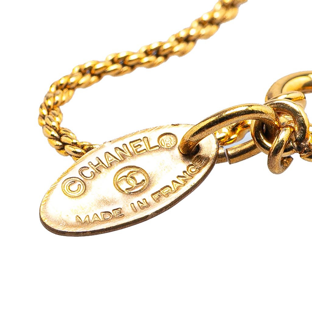 Chanel Gold Plated Chain Necklace - 3