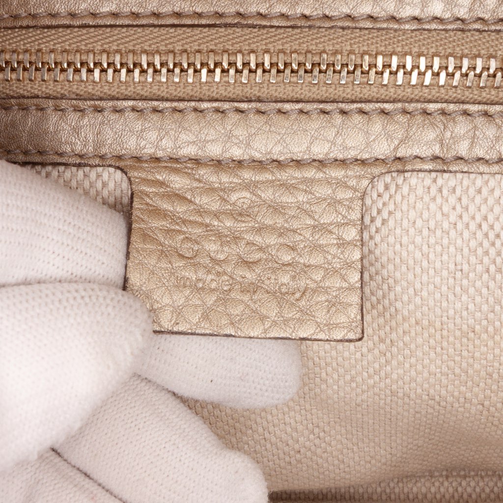 Gucci Medium Leather Soho Chain Tote - 5