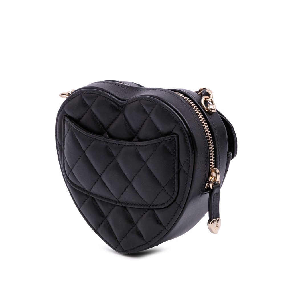 Chanel Mini Lambskin CC in Love Heart Crossbody - 2