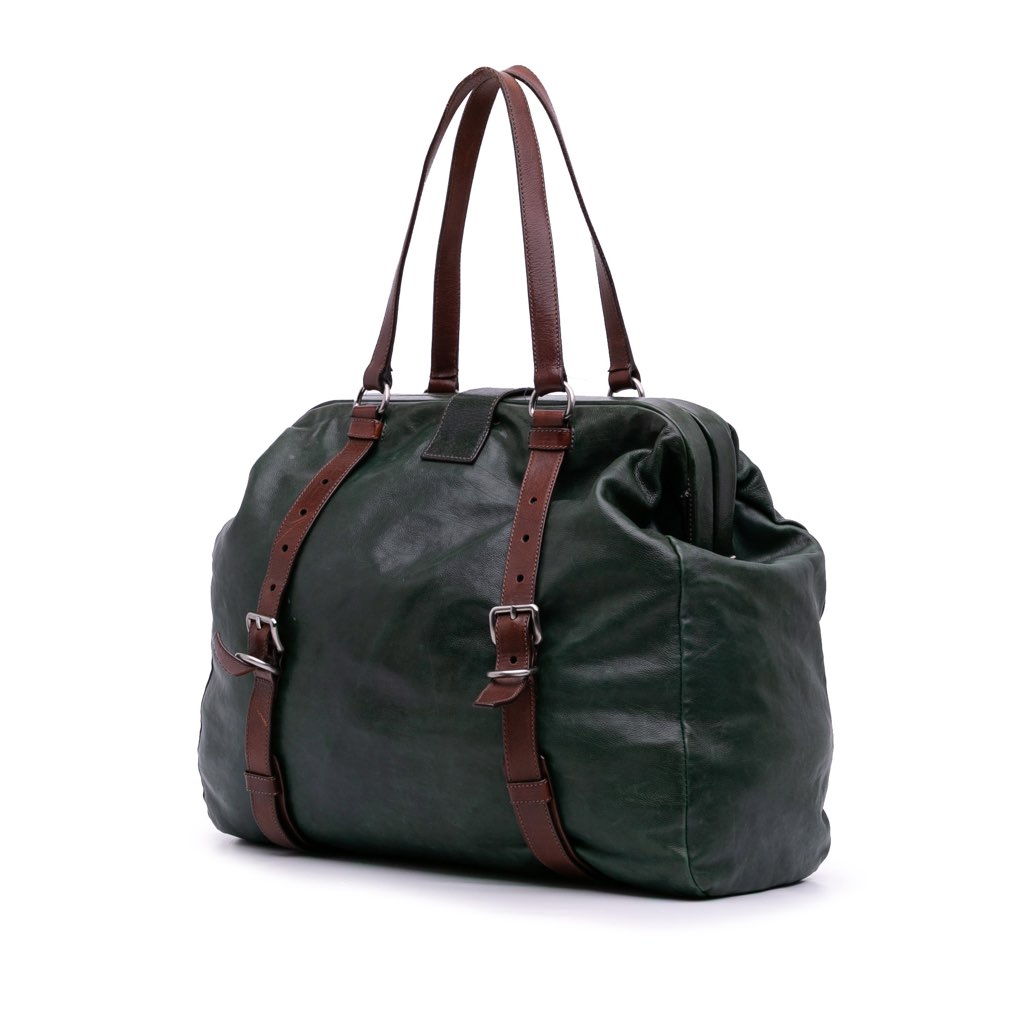 Prada Leather Travel Bag - 2