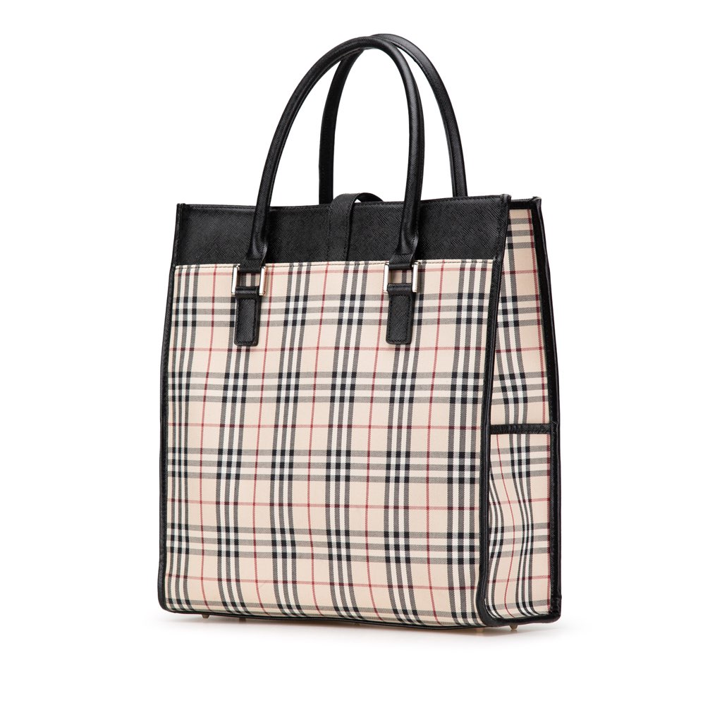 Burberry House Check Canvas Tote - 2