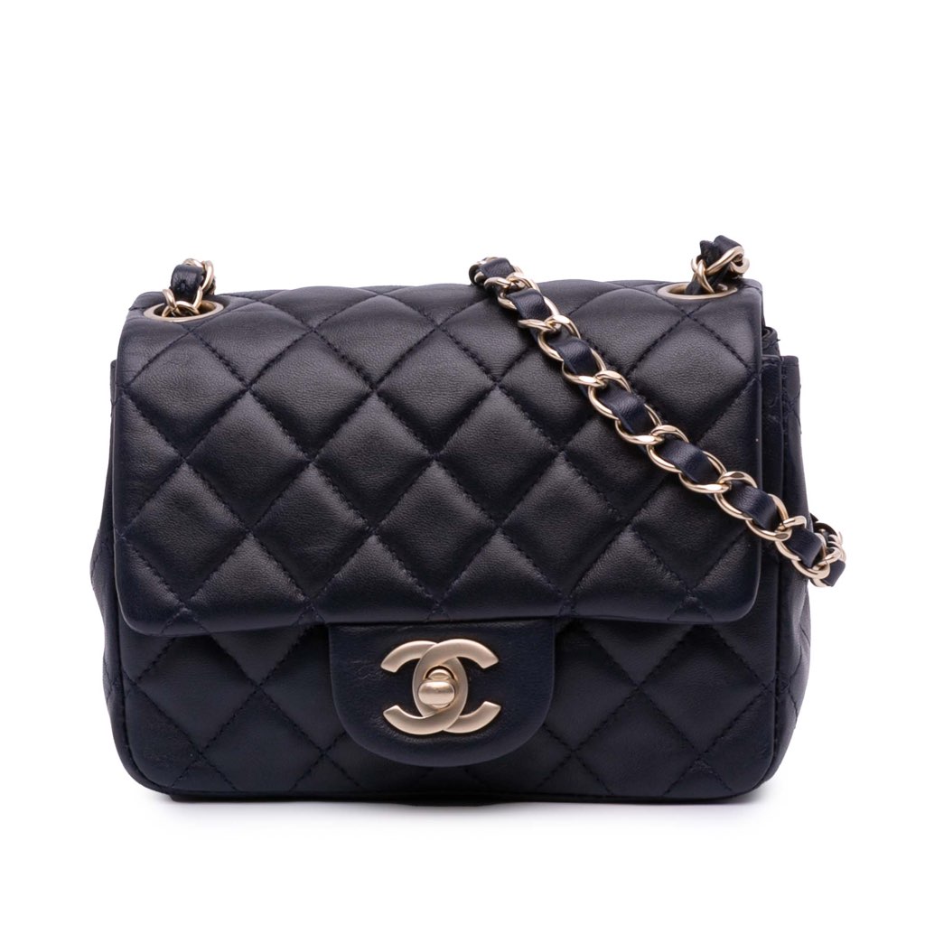 Chanel Mini Square Classic Lambskin Single Flap