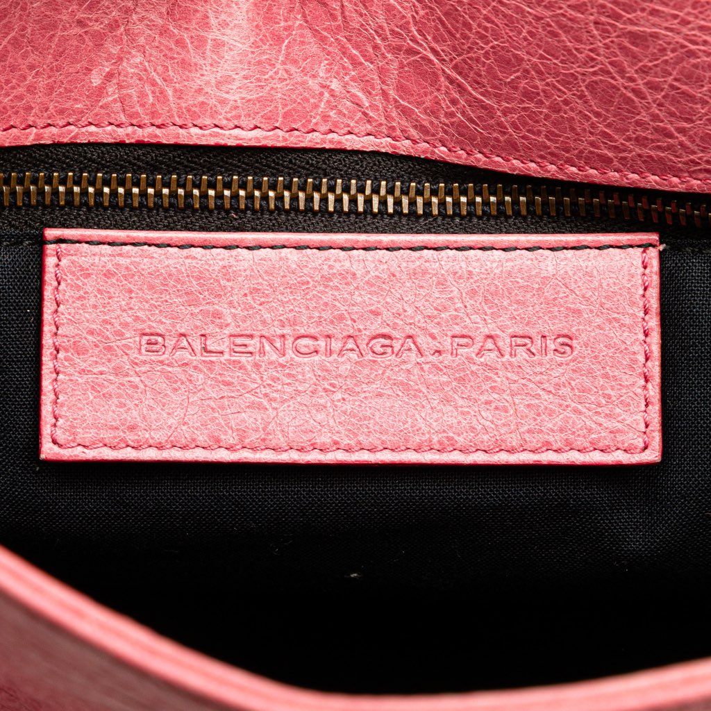 Balenciaga Lambskin Motocross Classic Folk Crossbody - 5
