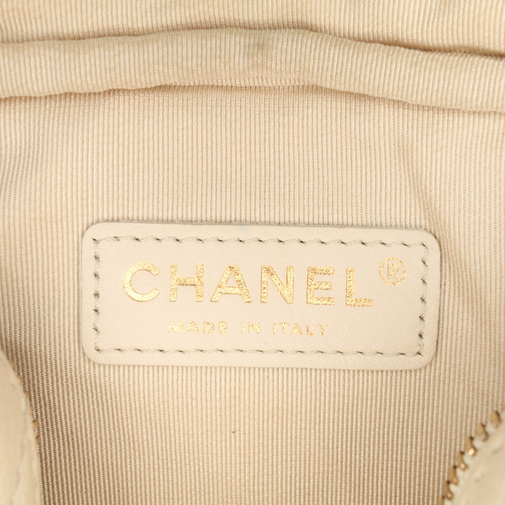 Chanel Small CC Flat Quilted Caviar Camera Bag - 5