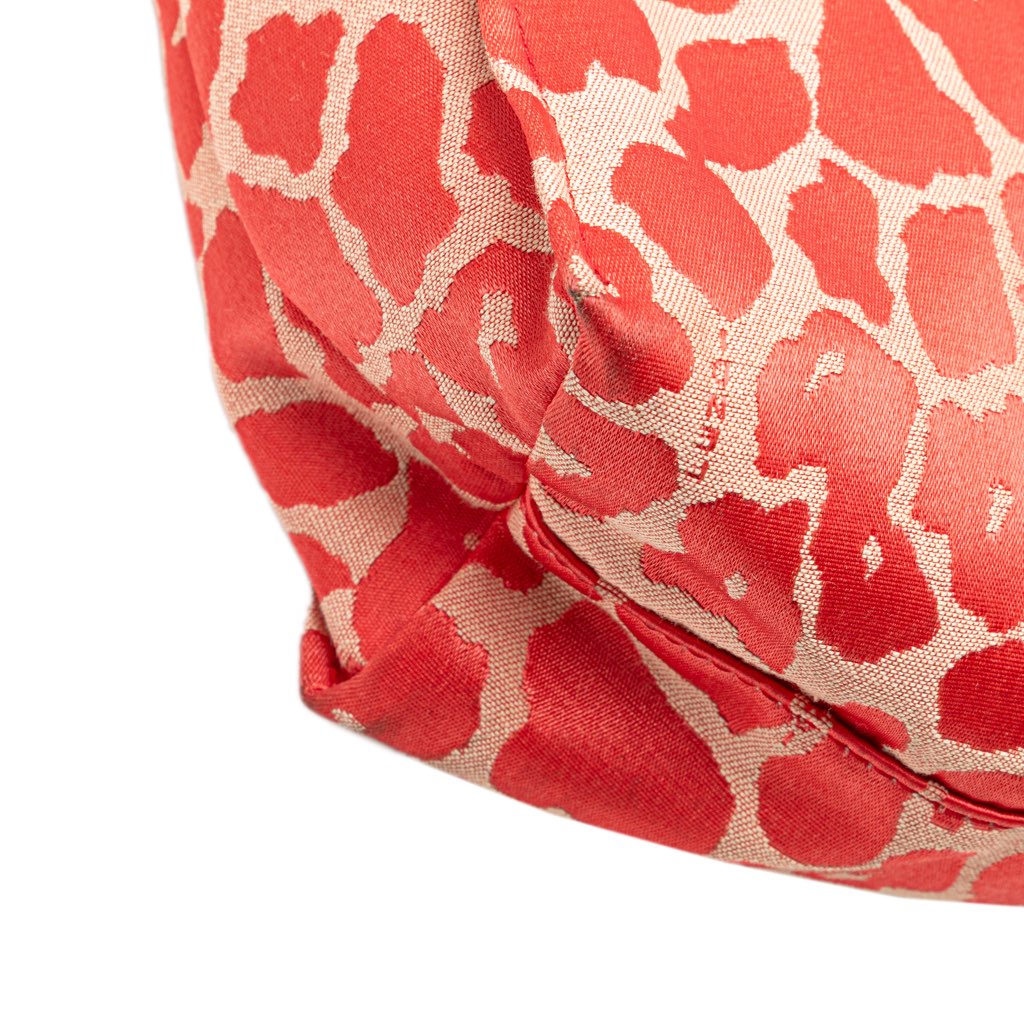 Fendi Leopard Print Canvas Shopper Tote - Image 10