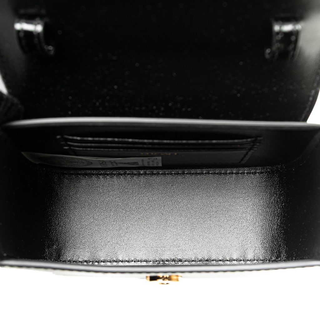 Versace Mini Croc Embossed La Medusa Satchel - 4