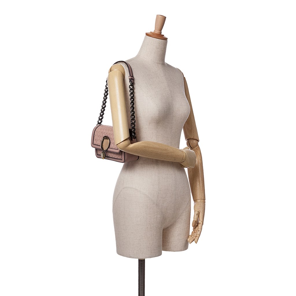 Bottega Veneta Nappa Intrecciato Mirror Lens Shoulder Bag - Image 13