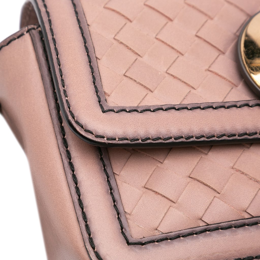 Bottega Veneta Nappa Intrecciato Mirror Lens Shoulder Bag - Image 11