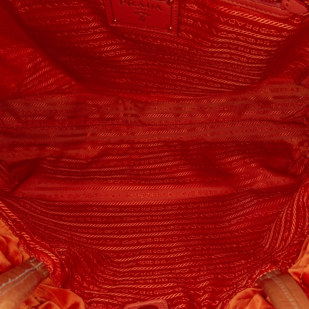Prada Tessuto Logo Drawstring Tote - 4