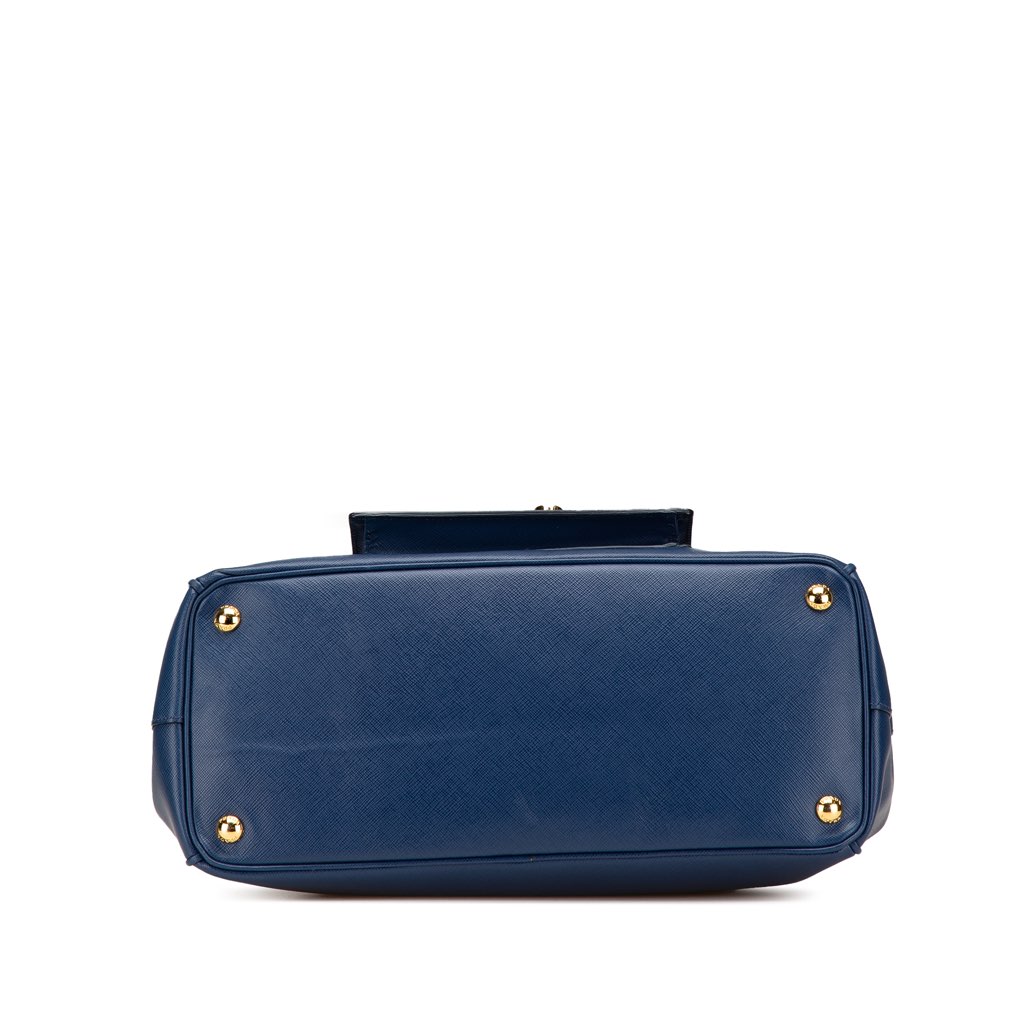 Prada Saffiano Lux Galleria Double Zip Front Pocket Satchel - 3