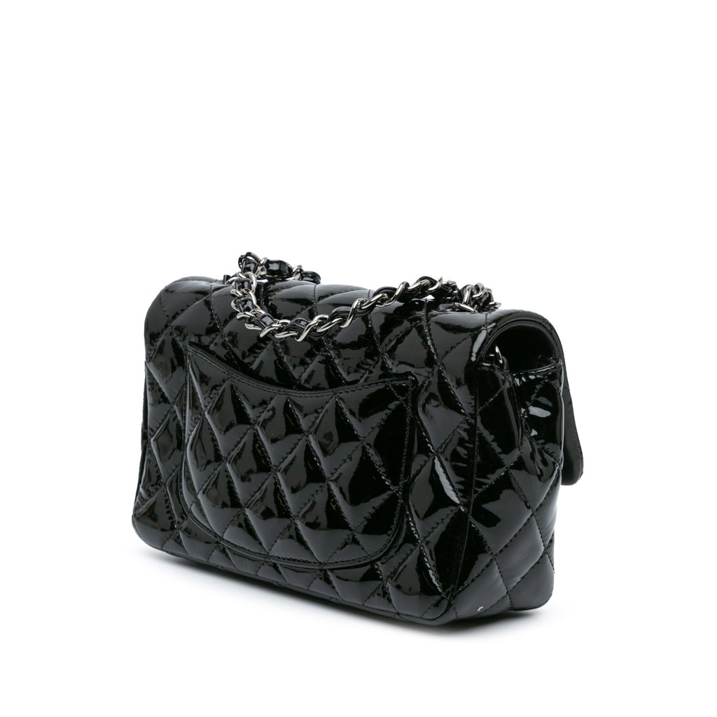 Chanel Mini Rectangular Classic Patent Single Flap - 2