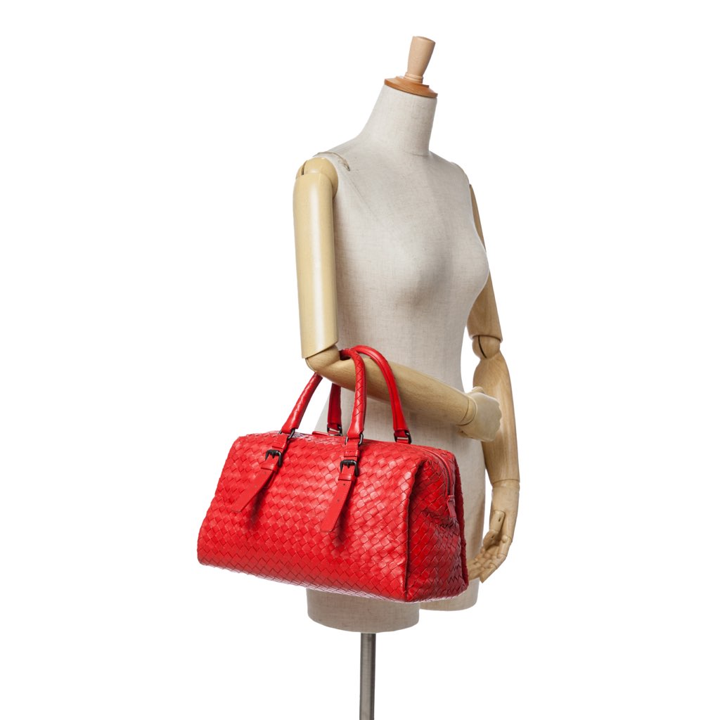Bottega Veneta Nappa Intrecciato Boston Bag - Image 13