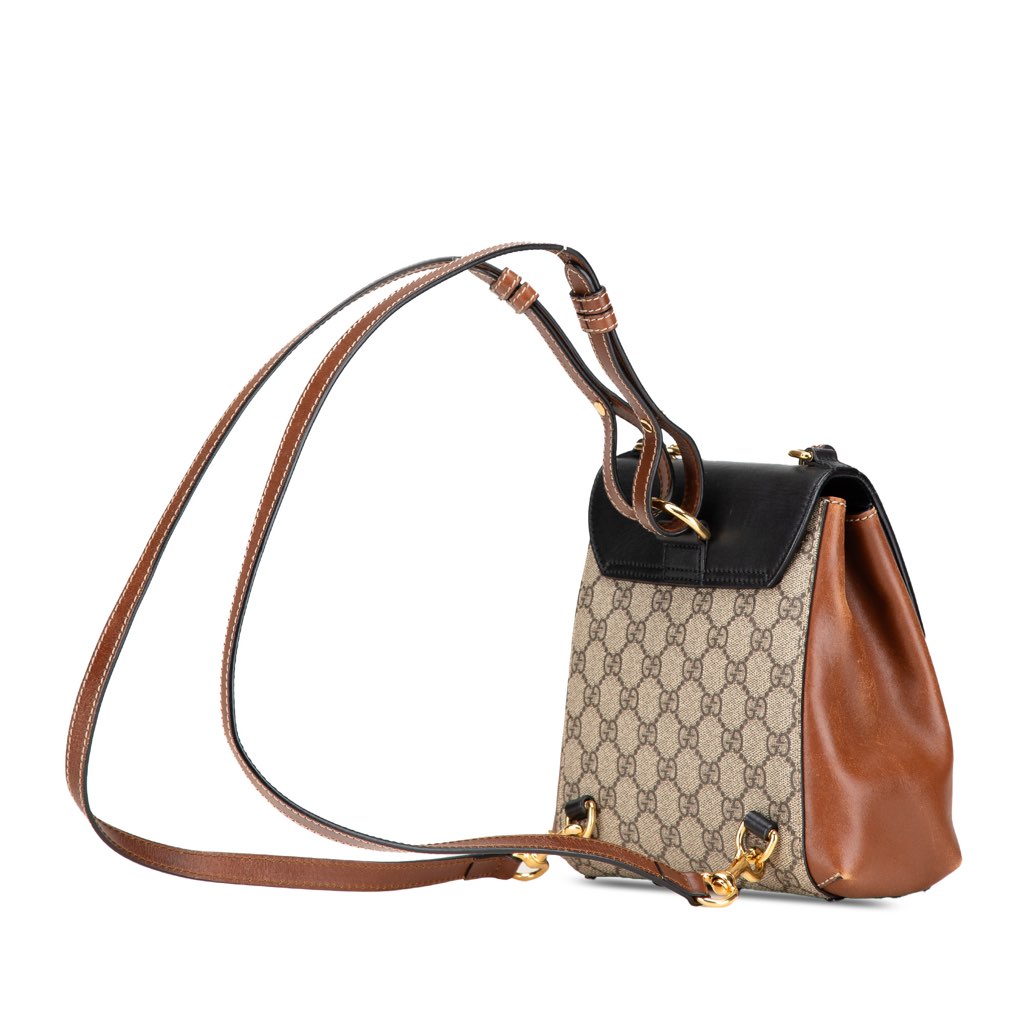 Gucci GG Supreme Padlock Backpack - 2