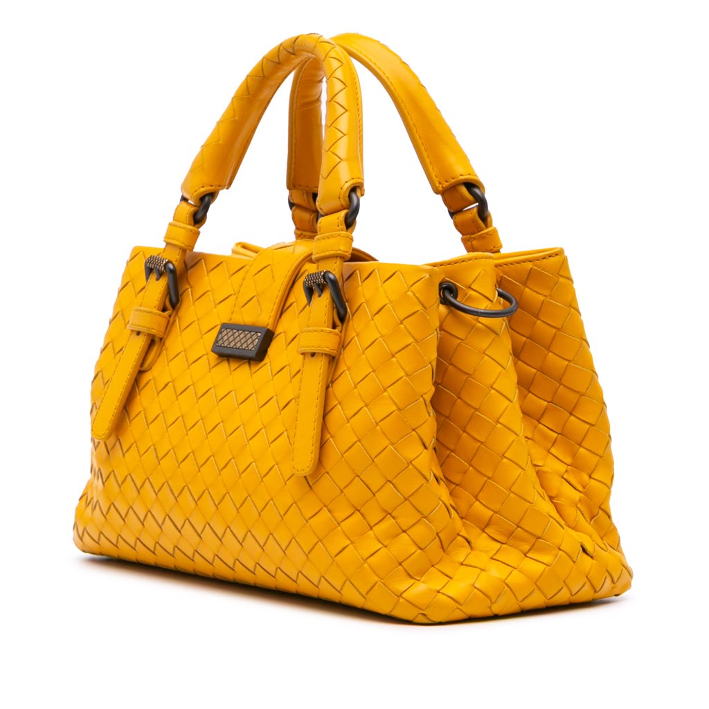 Bottega Veneta Mini Nappa Intrecciato Roma Satchel - 2