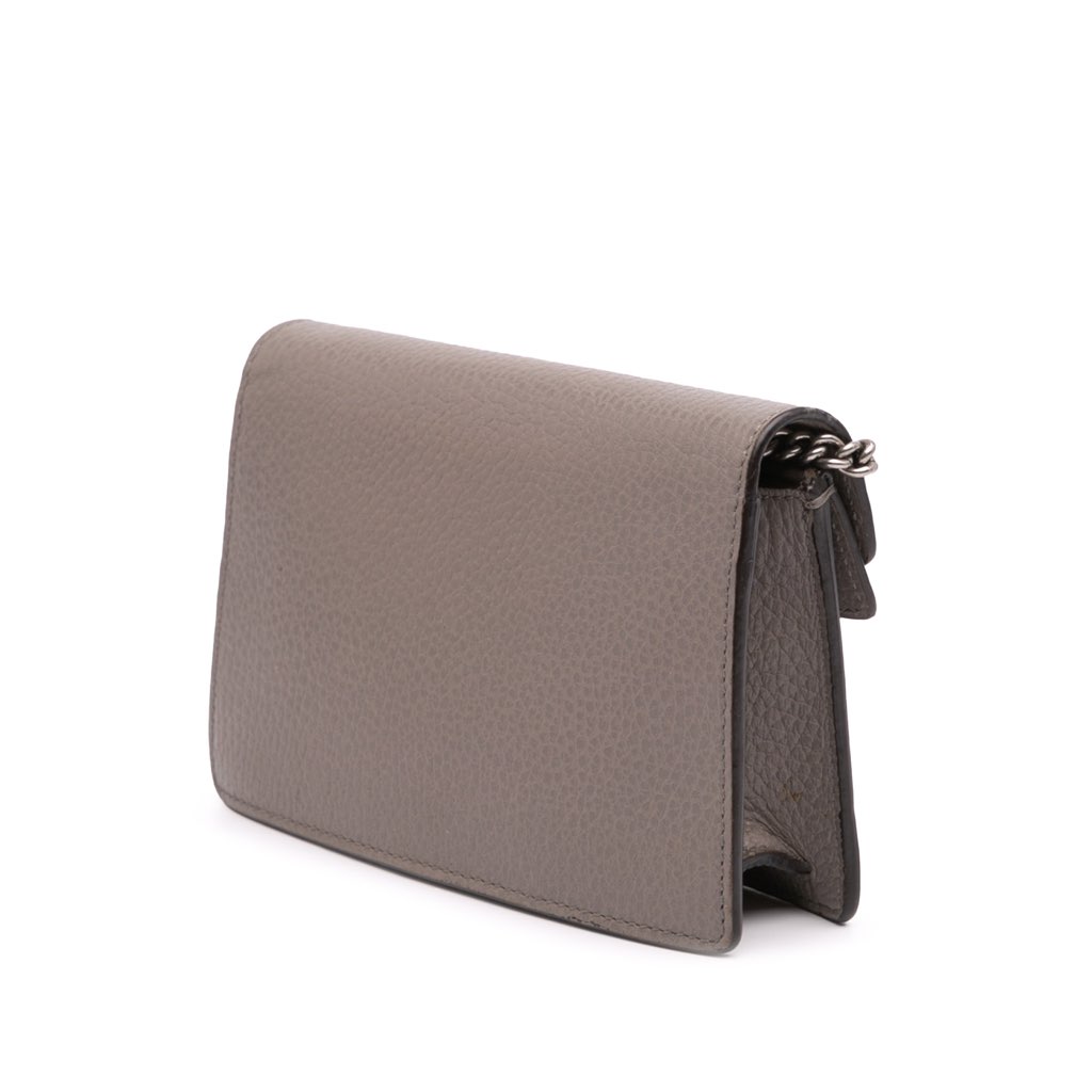 Gucci Super Mini Leather Dionysus Crossbody - Back view