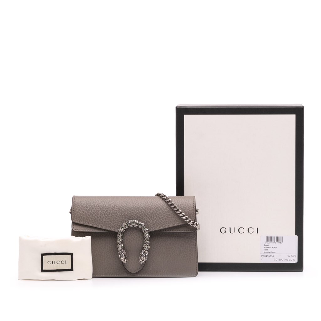 Gucci Super Mini Leather Dionysus Crossbody - Image 12