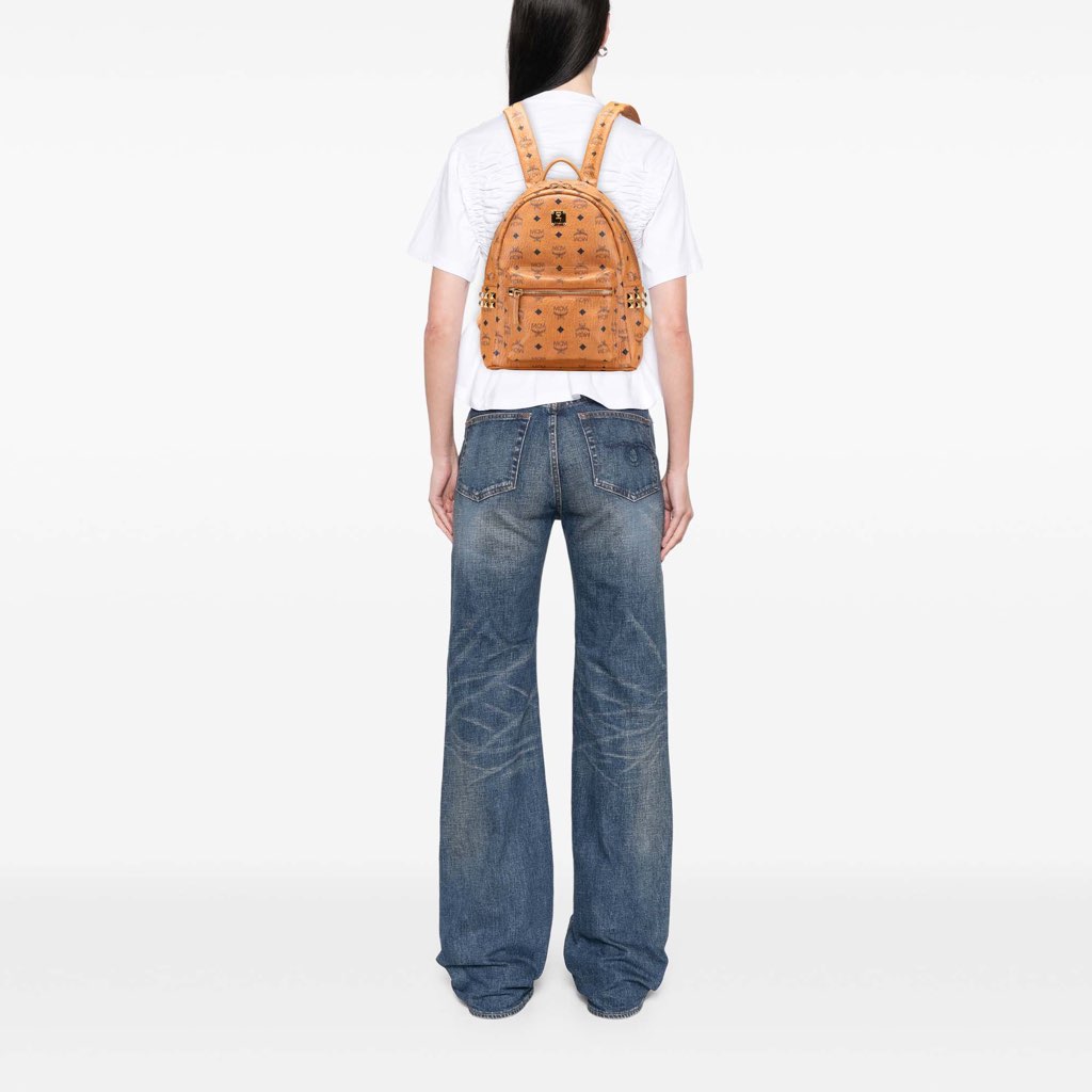 Mcm Small Visetos Coated Canvas Stark Backpack - Image 13