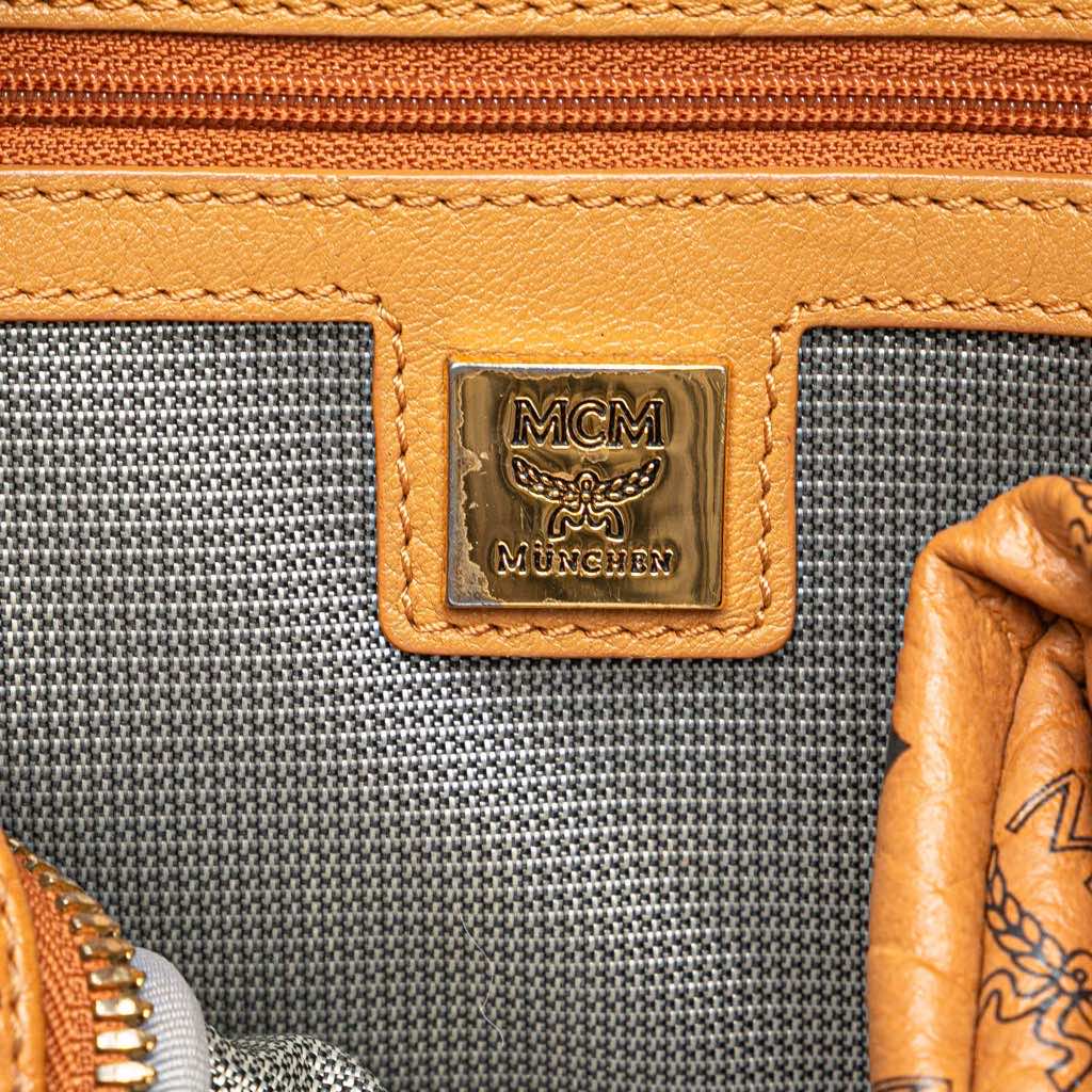 Mcm Small Visetos Coated Canvas Stark Backpack - Side view