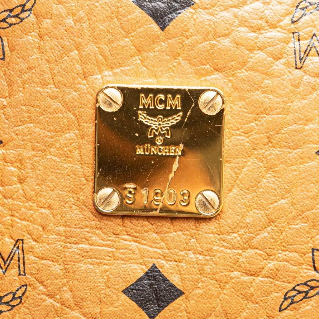 Mcm Small Visetos Coated Canvas Stark Backpack - Detail 1