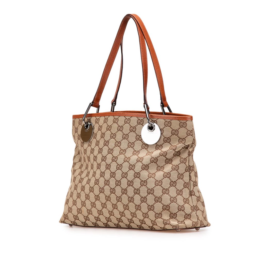 Gucci Medium GG Canvas Eclipse Tote