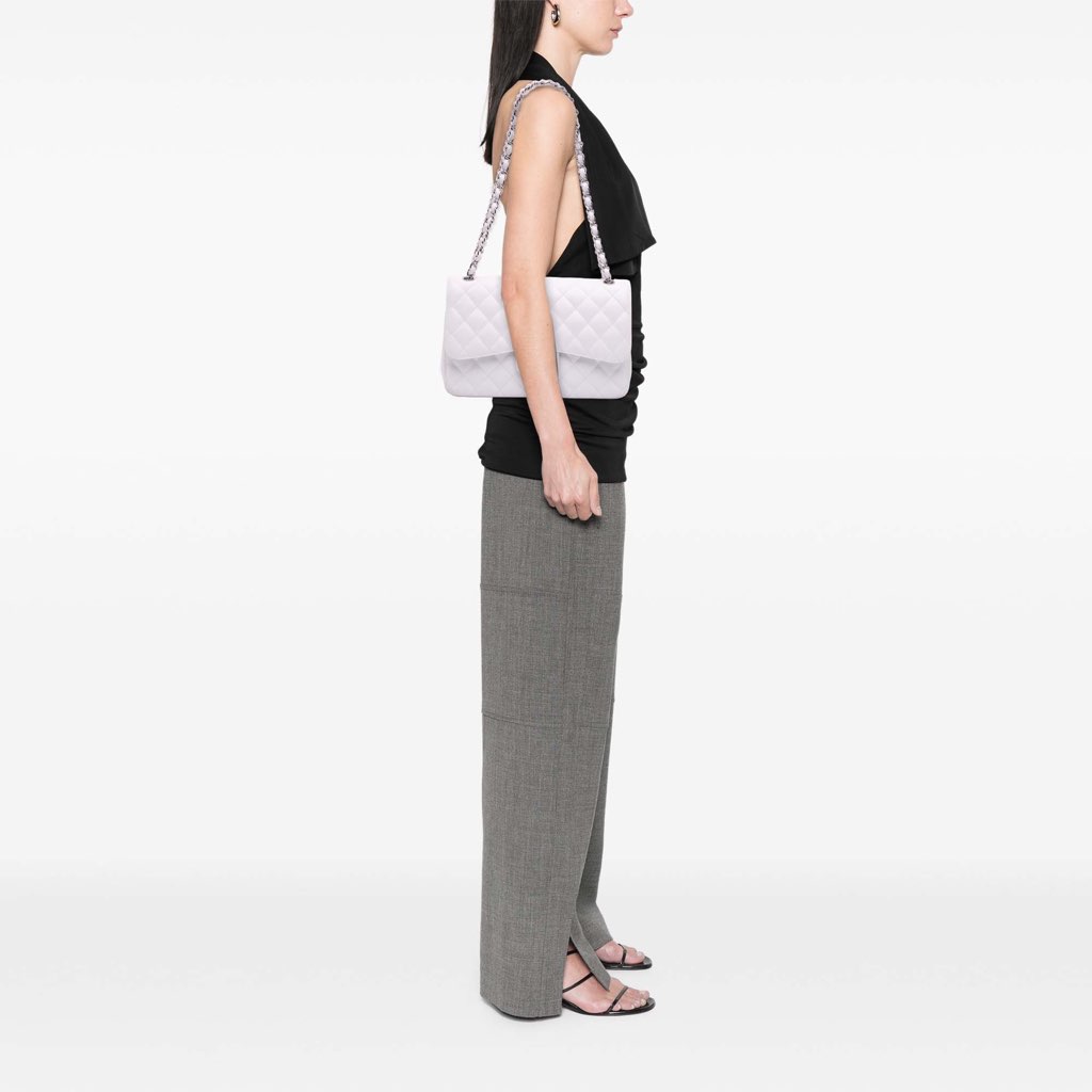 Chanel Jumbo Classic Caviar Double Flap - Image 14