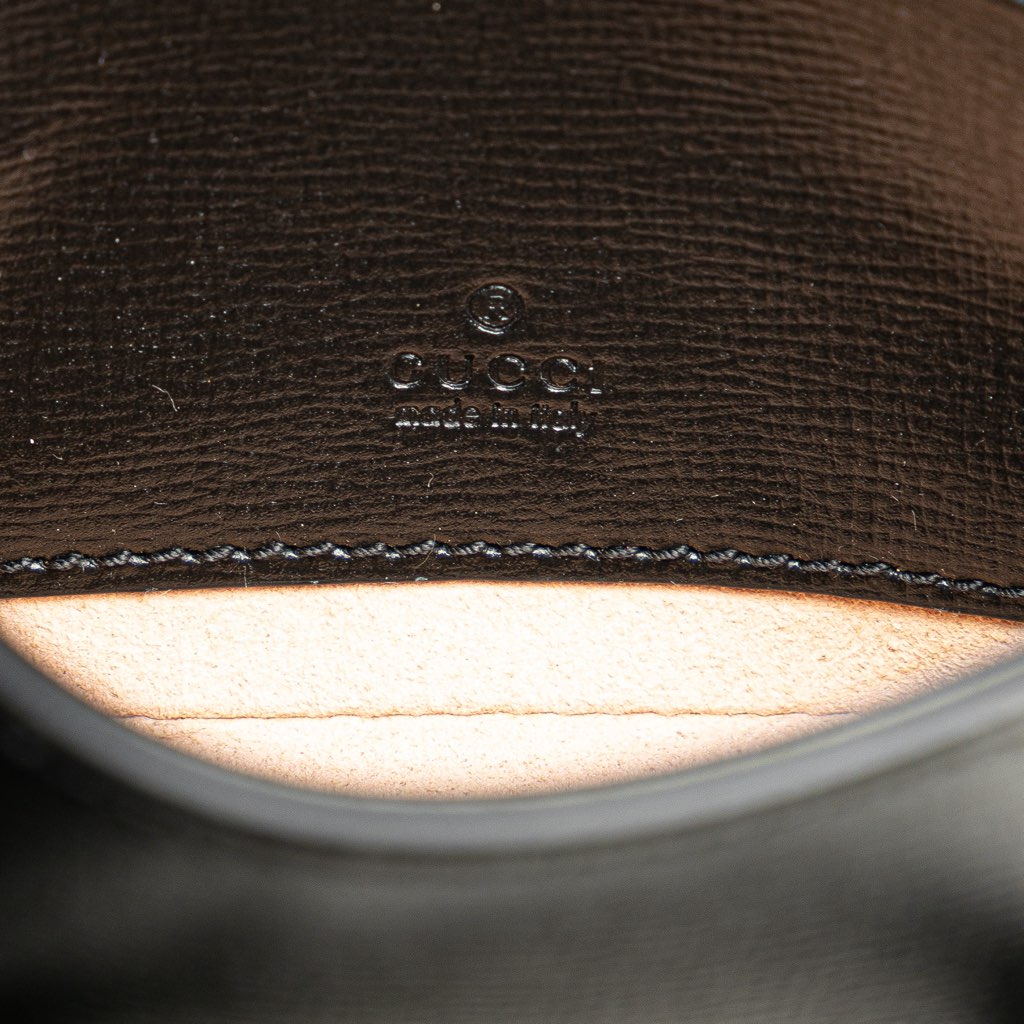 Gucci Mini Leather Horsebit 1955 Web Satchel - 5